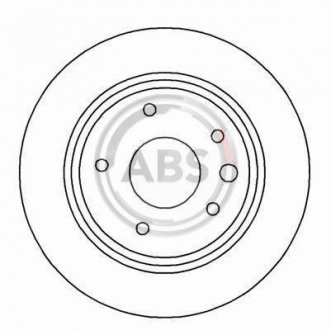 Гальмівний диск A.B.S. 16999 (фото 1)