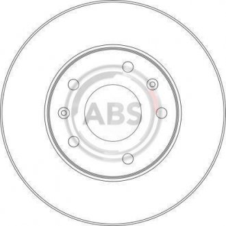 Гальмівний диск A.B.S. 17011