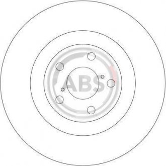 Тормозной диск A.B.S. 17020 (фото 1)
