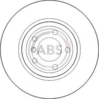 Гальмівний диск A.B.S. 17025