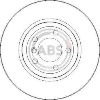 Гальмівний диск A.B.S. 17025