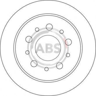Гальмівний диск A.B.S. 17030