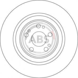 Тормозной диск A.B.S. 17037 (фото 1)