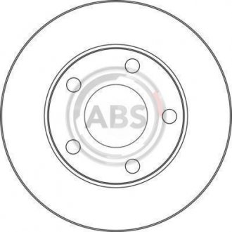 Тормозной диск A.B.S. 17056 (фото 1)