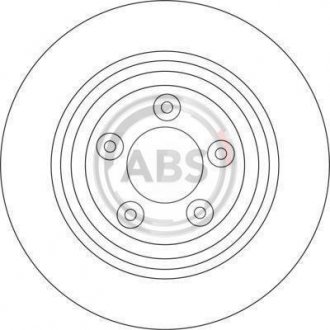 Тормозной диск A.B.S. 17078