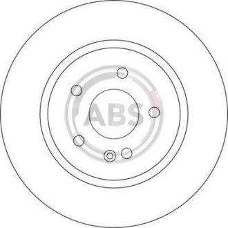 Гальмівний диск A.B.S. 17109