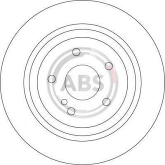 Гальмівний диск A.B.S. 17113 (фото 1)