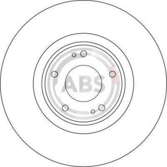 Гальмівний диск A.B.S. 17127 (фото 1)