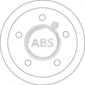 Тормозной диск зад. Sprinter 208-216 96-06 (258x12) A.B.S. 17347 (фото 1)