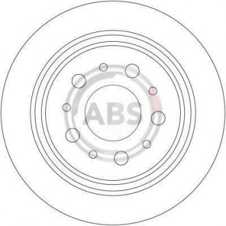 Тормозной диск A.B.S. 17410