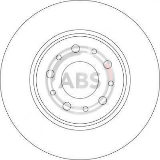Тормозной диск A.B.S. 17411 (фото 1)