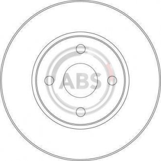Тормозной диск A.B.S. 17453