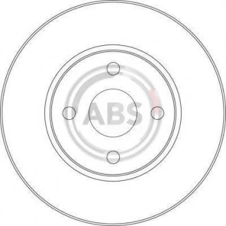 Гальмівний диск A.B.S. 17453