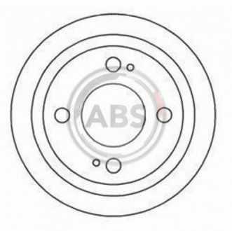Гальмівний барабан A.B.S. 2345S (фото 1)