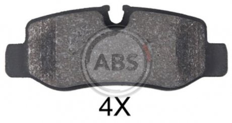 Комплект тормозных колодок A.B.S. 35056 (фото 1)