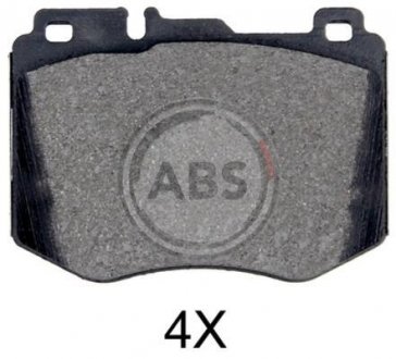 Комплект тормозных колодок A.B.S. 35064 (фото 1)