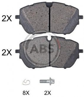 Тормозные колодки дисковые A.B.S. 35102