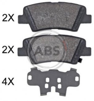 Гальмівні колодки дискові A.B.S. 35133 (фото 1)