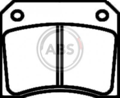 Тормозные колодки, дисковый тормоз (набор) A.B.S. 36001