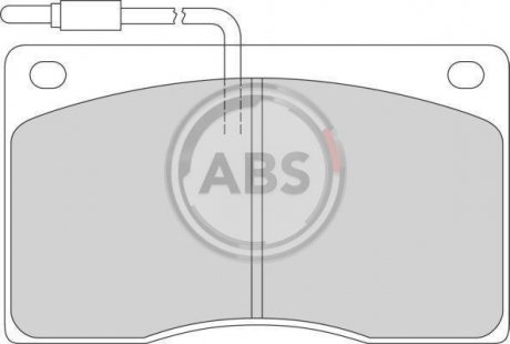 Тормозные колодки, дисковый тормоз (набор) A.B.S. 363411 (фото 1)