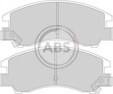 Тормозные колодки, дисковый тормоз (набор) A.B.S. 366111 (фото 1)