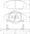 Гальмівні колодки дискові передн. Honda Civic, S2000, 2,0, 99-12 37174