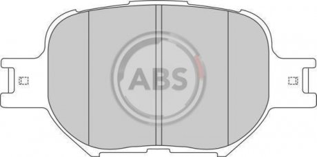Тормозные колодки дисковые (1 к-т) A.B.S. 37223 (фото 1)