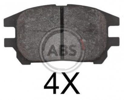 Тормозные колодки, дисковый тормоз (набор) A.B.S. 37799 (фото 1)