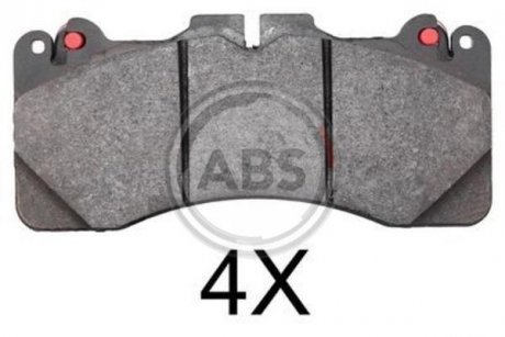 Тормозные колодки, дисковый тормоз (набор) A.B.S. 37831 (фото 1)