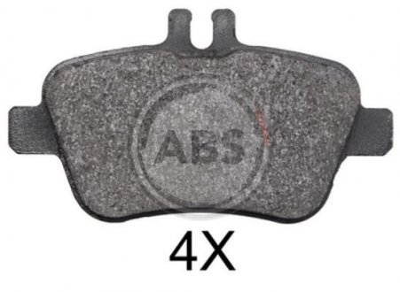 Комплект тормозных колодок, дисковый тормоз A.B.S. 37905 (фото 1)