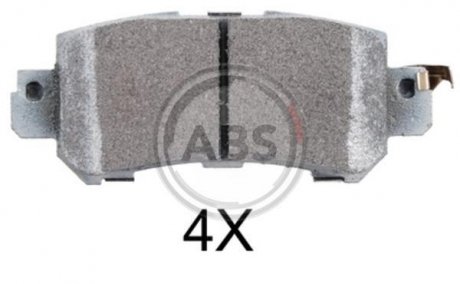 Комплект тормозных колодок, дисковый тормоз A.B.S. 37931 (фото 1)