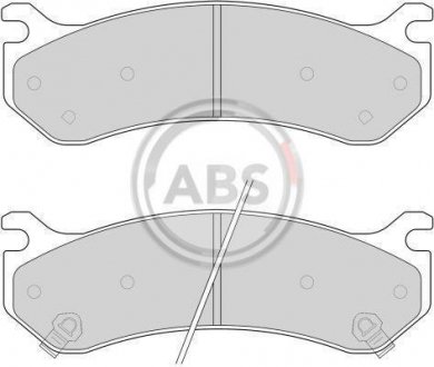 Тормозные колодки, дисковый тормоз (набор) A.B.S. 38785 (фото 1)