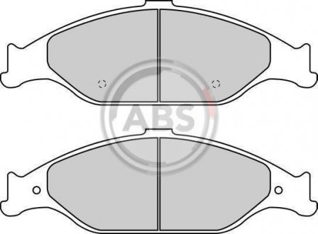 Тормозные колодки, дисковый тормоз (набор) A.B.S. 38804 (фото 1)