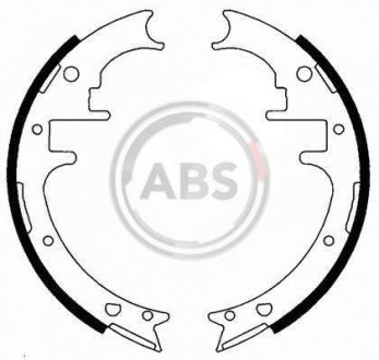 Гальмівні колодки (набір) A.B.S. 40581