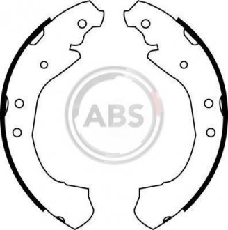 Тормозные колодки.) A.B.S. 40675