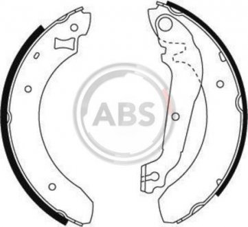 Комплект тормозных колодок A.B.S. A.B.S. 8705 (фото 1)