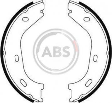 Комплект тормозных колодок, стояночная тормозная система A.B.S. 8728 (фото 1)