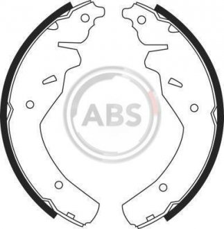 Комплект тормозных колодок A.B.S. 8937 (фото 1)