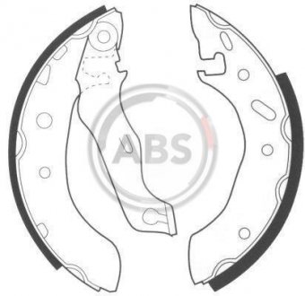 Комплект тормозных колодок A.B.S. 8945 (фото 1)
