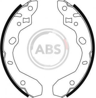 Комплект тормозных колодок A.B.S. 9066 (фото 1)
