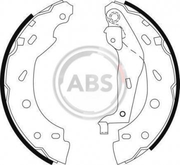 Комплект тормозных колодок A.B.S. 9123