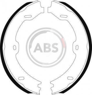 Комплект тормозных колодок, стояночная тормозная система A.B.S. 9141 (фото 1)