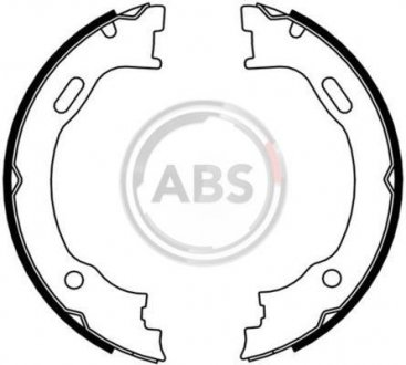 Комплект тормозных колодок, стояночная тормозная система A.B.S. 9142 (фото 1)