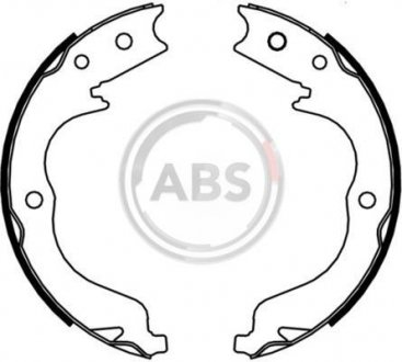 Комплект тормозных колодок, стояночная тормозная система A.B.S. 9235 (фото 1)