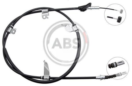 Фото 1 - тросовий привод, стоянкове гальмо A.B.S. K17264 Тросовий привод, стоянкове гальмо A.B.S. K17264 (фото 1)