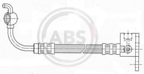 Шланг тормозной A.B.S. SL3763 (фото 1)