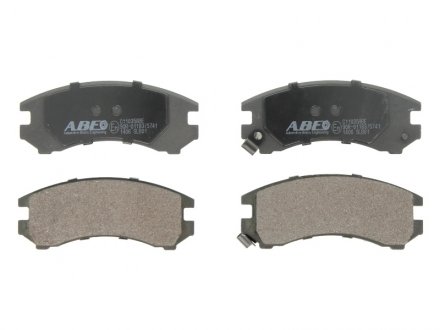 Комплект тормозных колодок, дисковый тормоз ABE C11035ABE (фото 1)