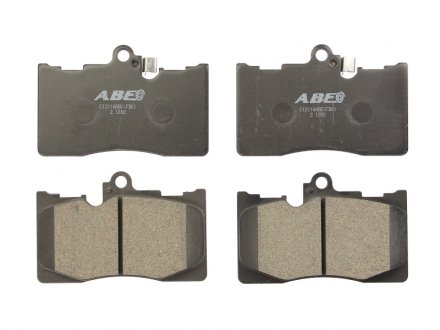 Комплект тормозных колодок, дисковый тормоз ABE C12116ABE (фото 1)