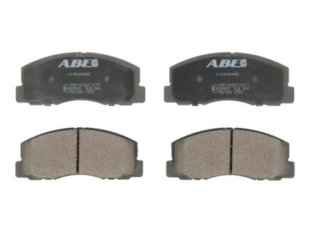 Комплект тормозных колодок, дисковый тормоз ABE C15025ABE (фото 1)