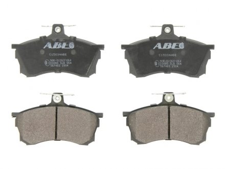 Комплект тормозных колодок, дисковый тормоз ABE C15034ABE (фото 1)